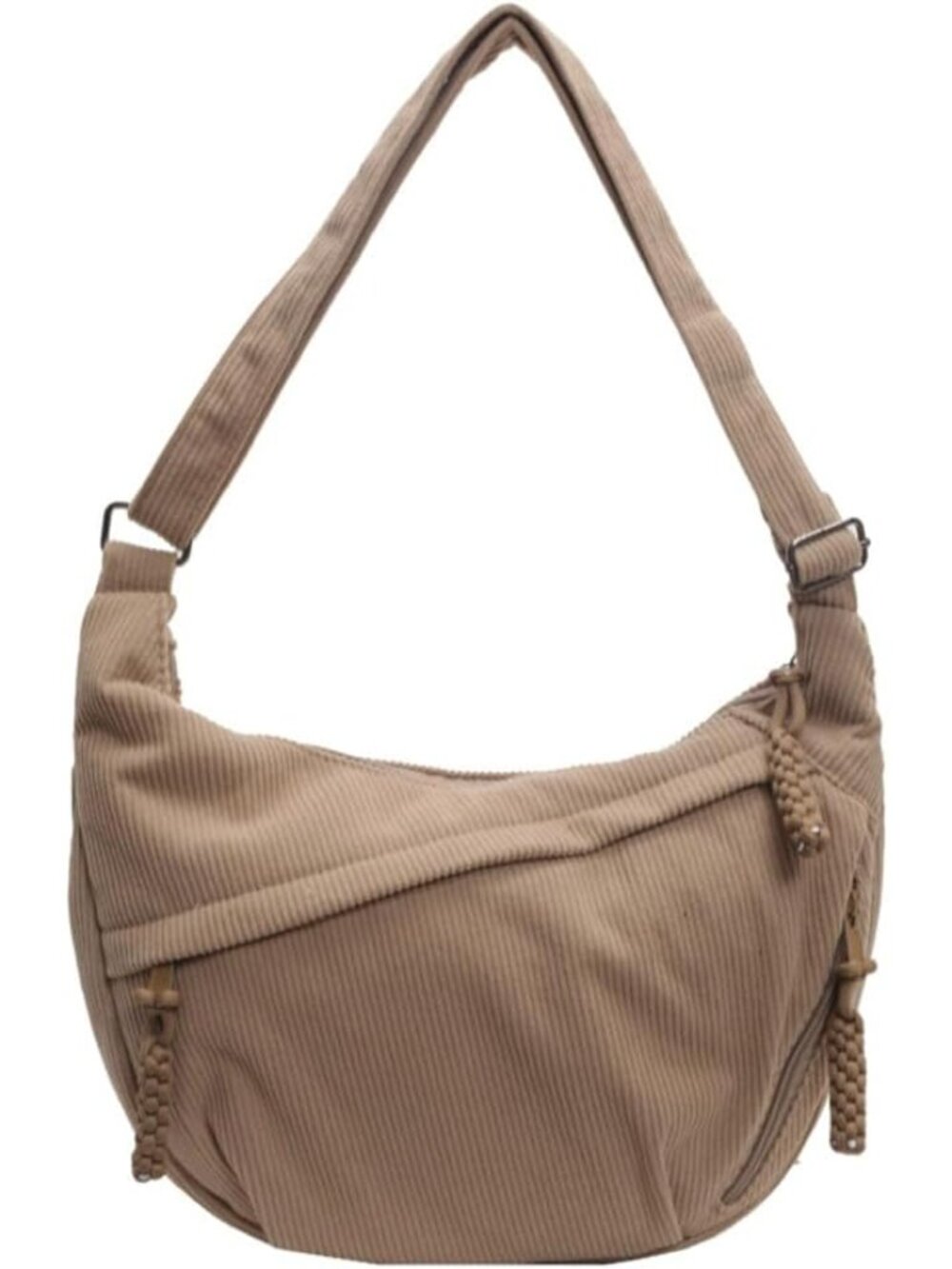Hobo Bag for Women Men Crescent Shoulder Bag Retro Nylon Canvas Crossbody Bag Sl